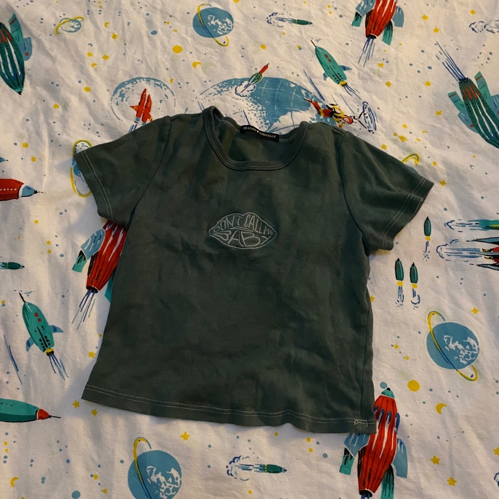 Dyed Brandy Melville baby tee